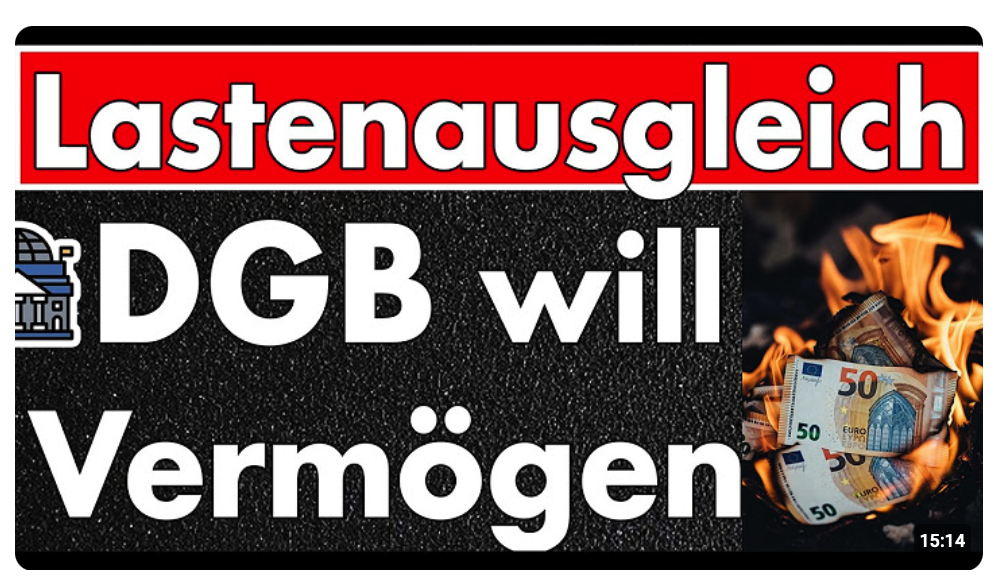 Steuerkonzept sieht Lastenausgleich vor! Sozialstaat trotzdem pleite!
