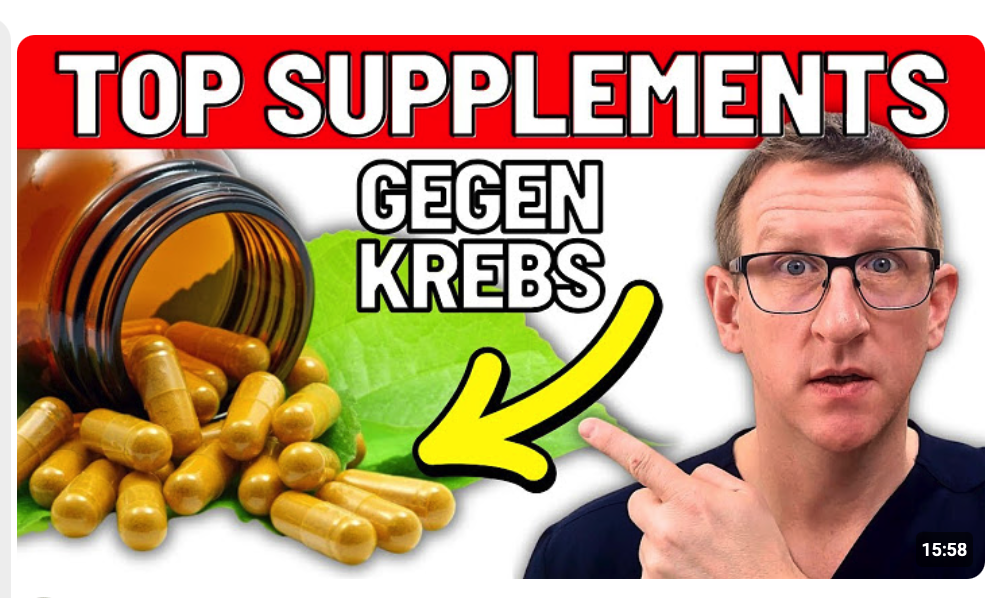 Die 3 BESTEN Supplements zur KREBS-Prävention laut Studien!