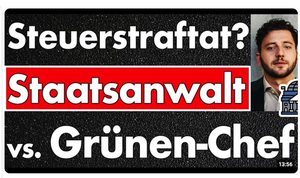 Steuerhinterziehung? Staatsanwaltschaft ermittelt gegen Grünen-Chef Banaszak wg. Zweitwohnsitzsteuer