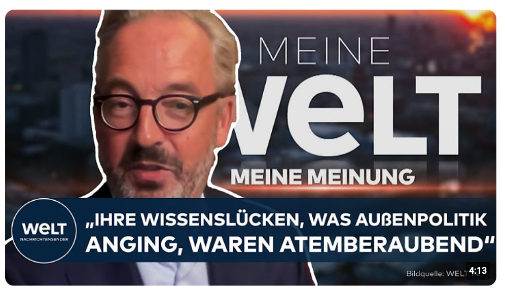 BAERBOCK: „Wissenslücken waren atemberaubend!“ – Botschafter über ehem. Außenministerin