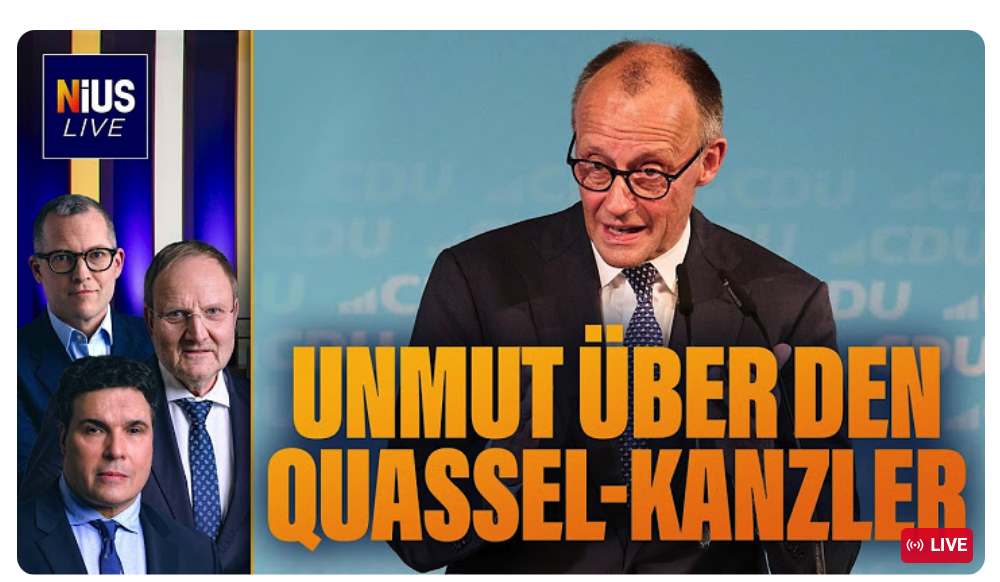 CDU sauer, weil Merz zu viele Chaos-Reden hält I