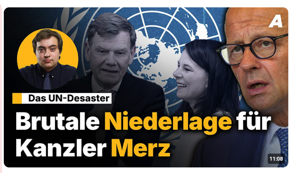 Krachende Niederlage für Merz bei der UN-Abstimmung – Apollo Newsroom