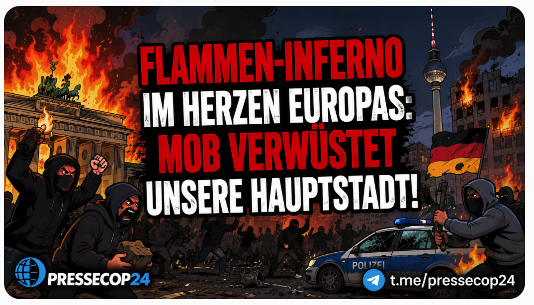 FLAMMEN-INFERNO IM HERZEN EUROPAS: MOB VERWÜSTET UNSERE HAUPTSTADT!
