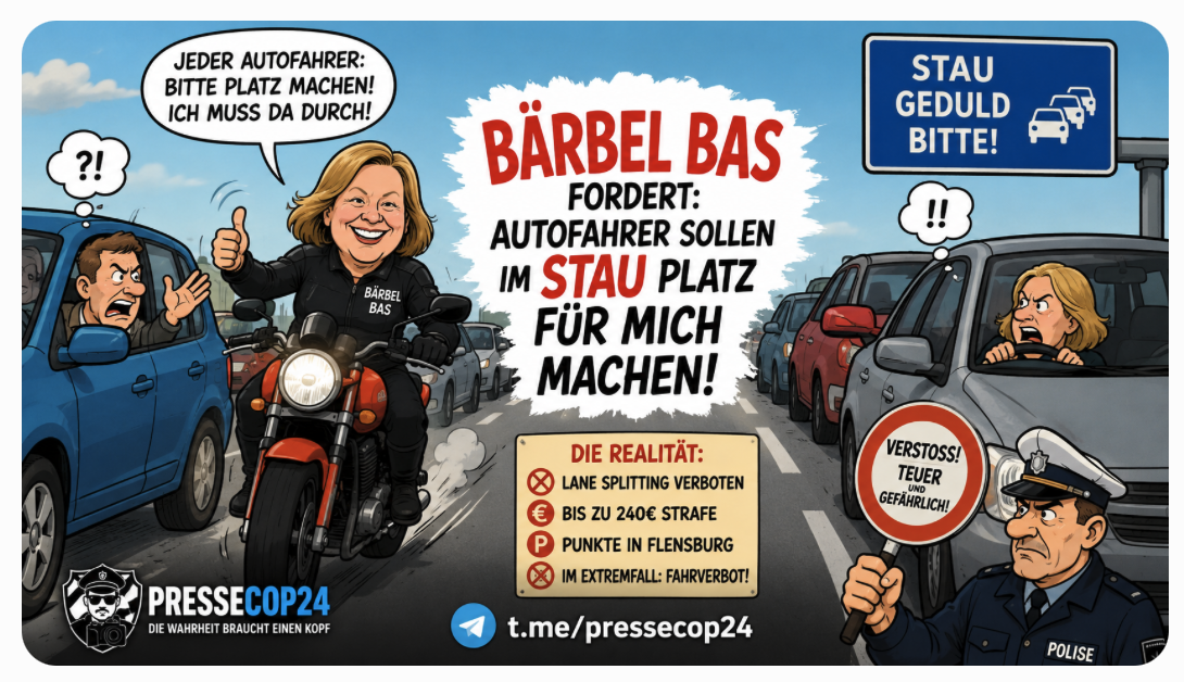 MINISTERIN IM STAU-WIRBEL! MOTORRAD-AUSSAGE VON BÄRBEL BAS LÖST HEFTIGE DEBATTE AUS – JETZT STREITEN DEUTSCHLANDS VERKEHRSEXPERTEN ÜBER REGELN, RISIKEN UND VERANTWORTUNG!