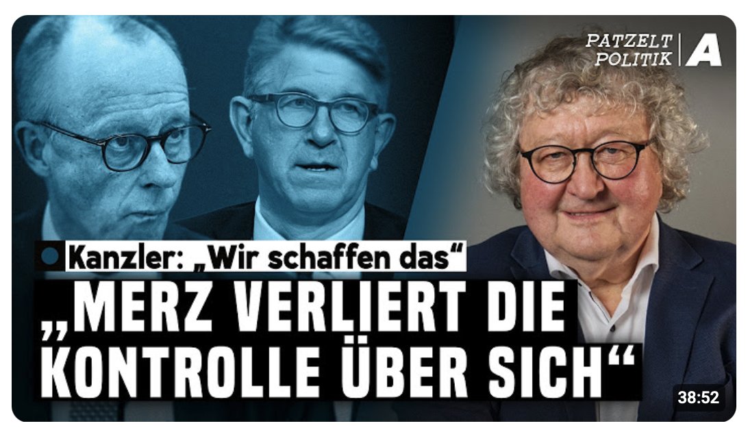 „Merkel schwebt über allem“ – Patzelt Politik