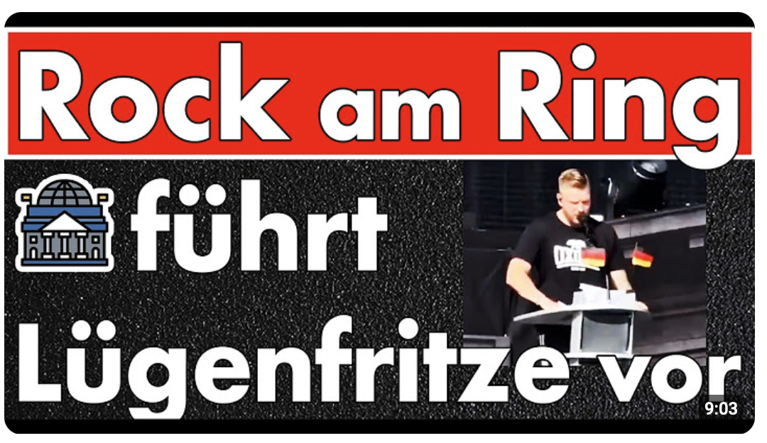 Rapper Finch hält Merz-Rede bei Rock am Ring! Mehr Wahrheit in 2 Minuten, als der Kanzler im 1. Jahr