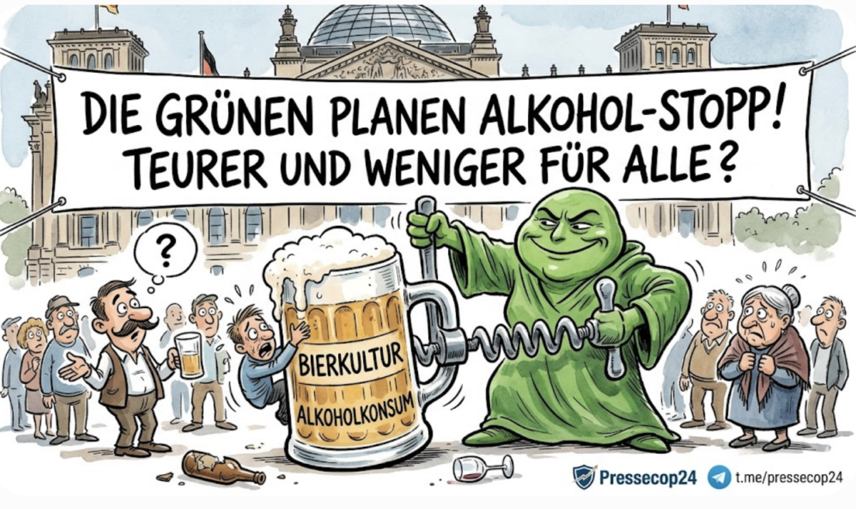 PROST-PROTEST IM BUNDESTAG: Machen uns die Grünen jetzt den Bier-Hahn zu?