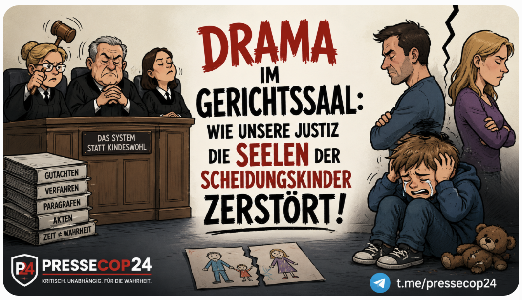 Drama im Gerichtssaal: Wie unsere Justiz die Seelen der Scheidungskinder zerstört!