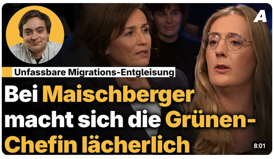 Grünen-Chefin blamiert sich bei Maischberger
