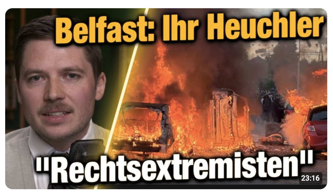 Die Belfast-Heuchelei! Berichte erst nach Ausschreitungen! Das Opfer ist egal