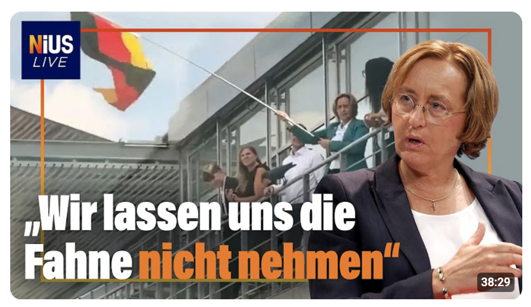 Polizei gegen Deutschlandfahne: Beatrix von Storch packt aus