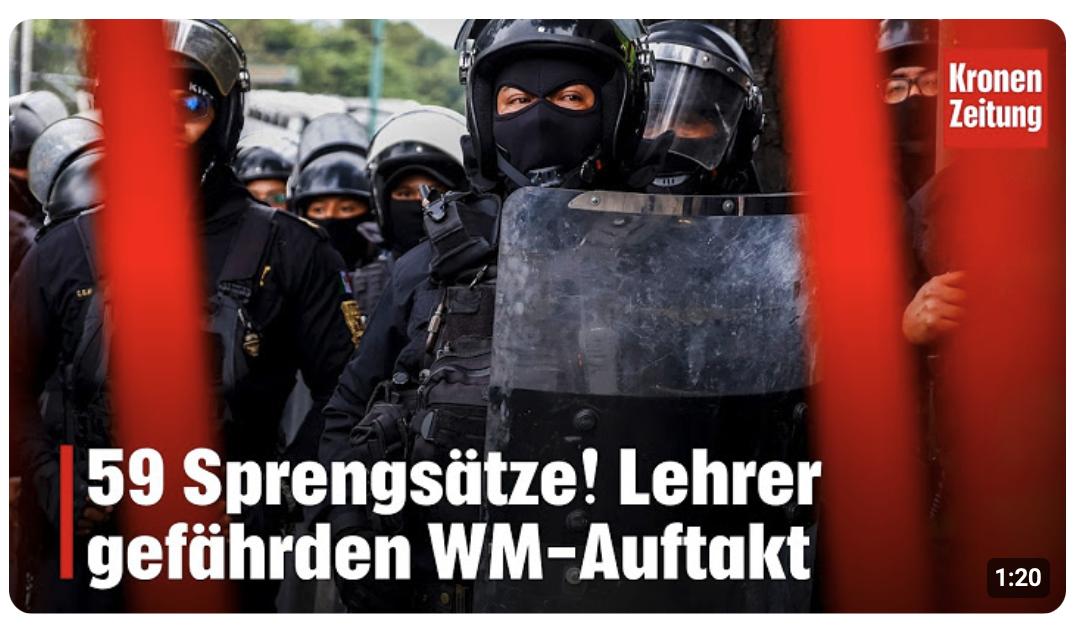 59 Sprengsätze! Lehrer gefährden WM-Auftakt 