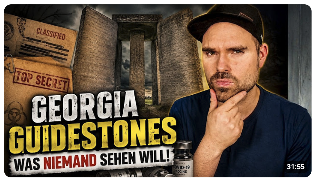 Georgia Guidestones was niemand sehen will!