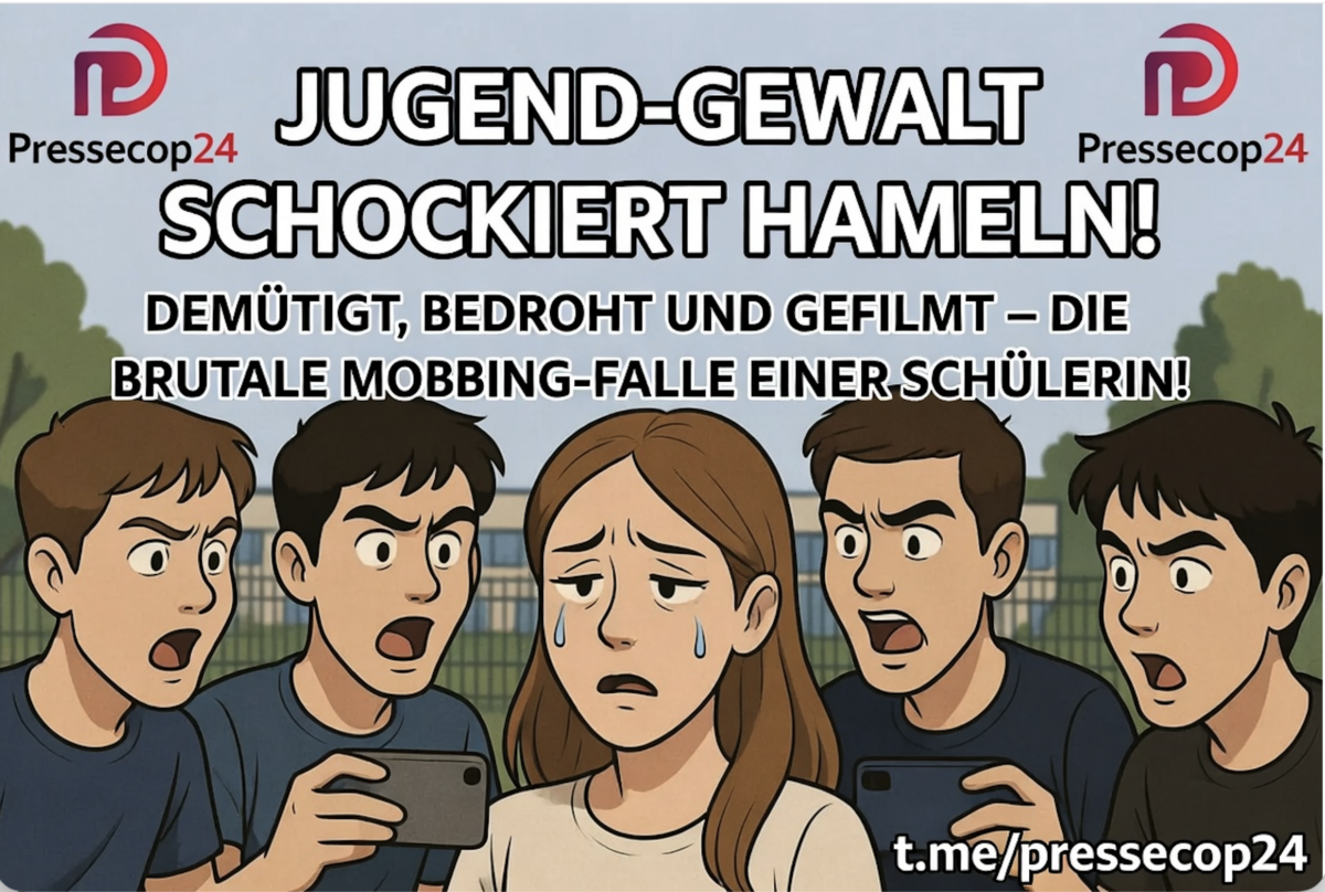 JUGEND-GEWALT SCHOCKIERT HAMELN! DEMÜTIGT, BEDROHT UND GEFILMT – DIE BRUTALE MOBBING-FALLE EINER SCHÜLERIN!
