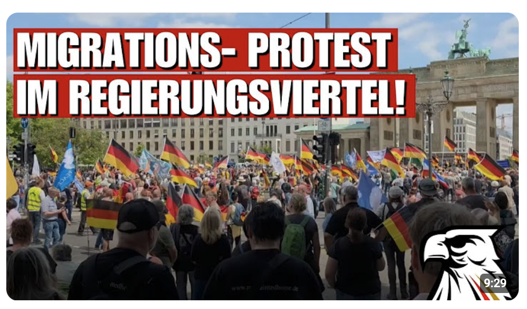 PROTEST: Tausende Patrioten fordern Remigration, Neuwahlen und das Aus für Merz und Klingbeil!
