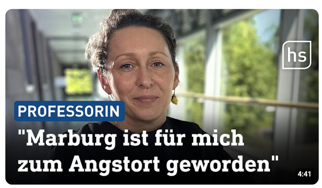 Professorin berichtet über Morddrohungen an Uni Marburg