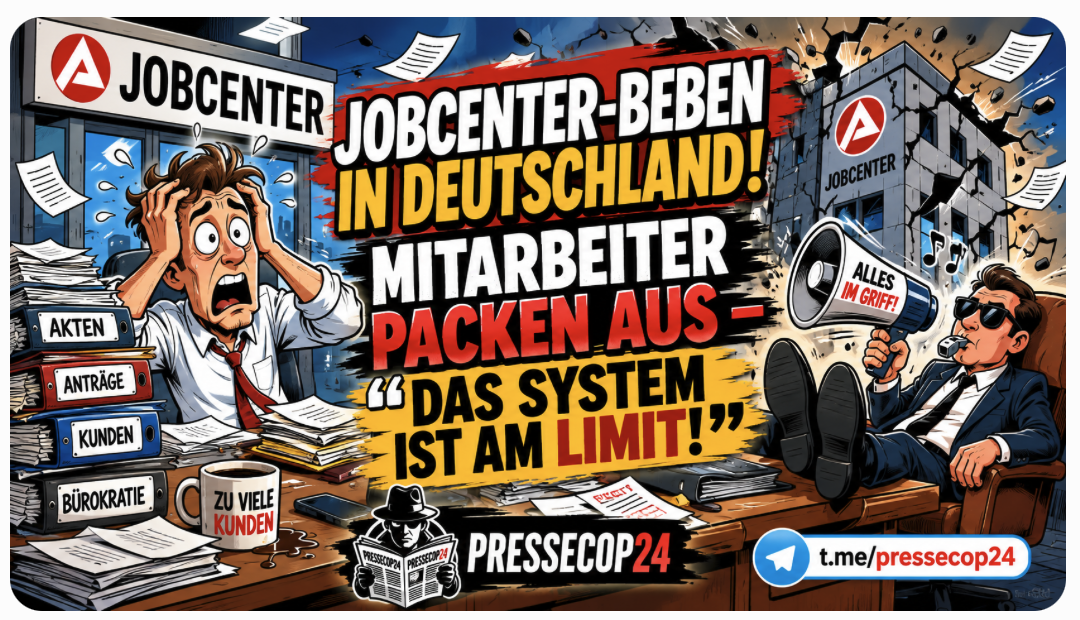 JOBCENTER-BEBEN IN DEUTSCHLAND! MITARBEITER PACKEN AUS – „DAS SYSTEM IST AM LIMIT!“
