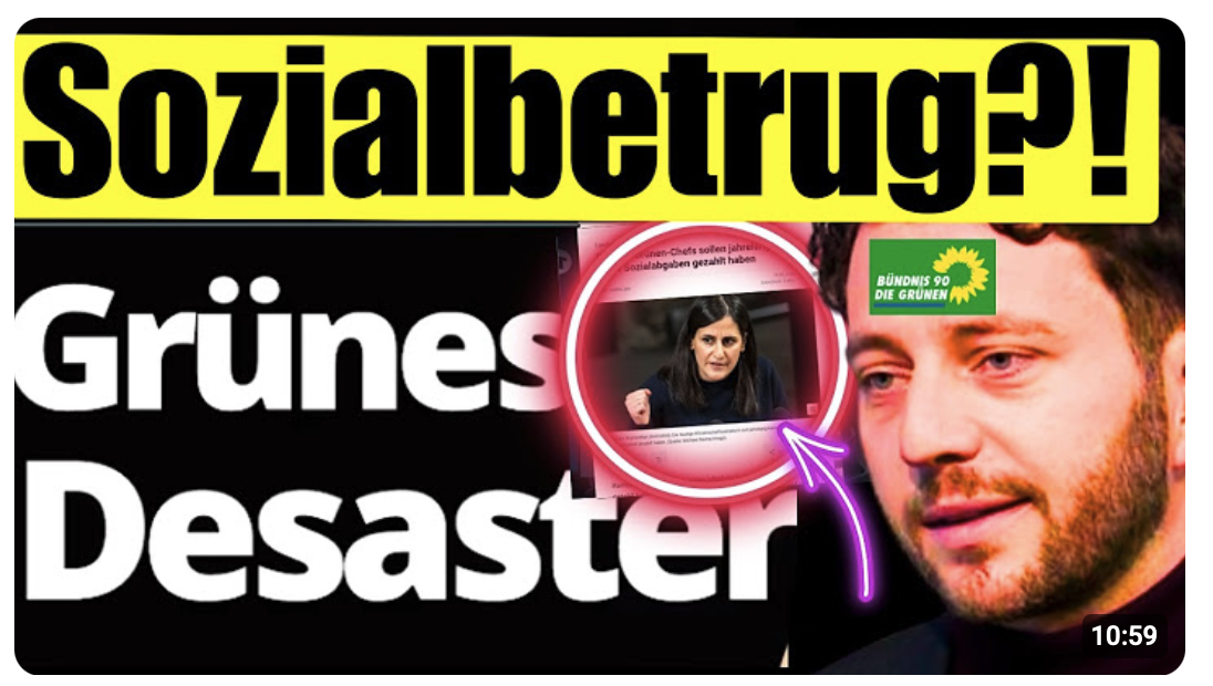 Grüne hinterziehen 105 000€ Sozialversicherungsbeiträge und wollen jetzt die Parteikasse plündern ?