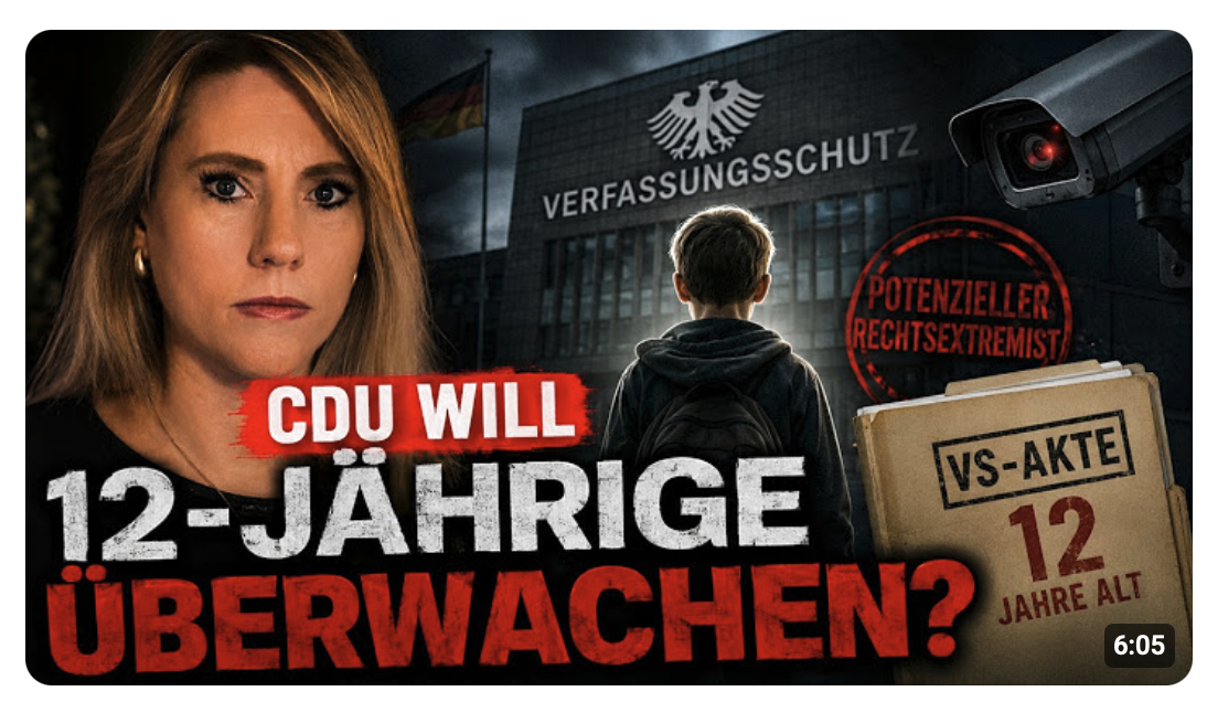 12-jährige Rechtsextremisten? CDU Innenminister fordert Überwachung von Kindern!