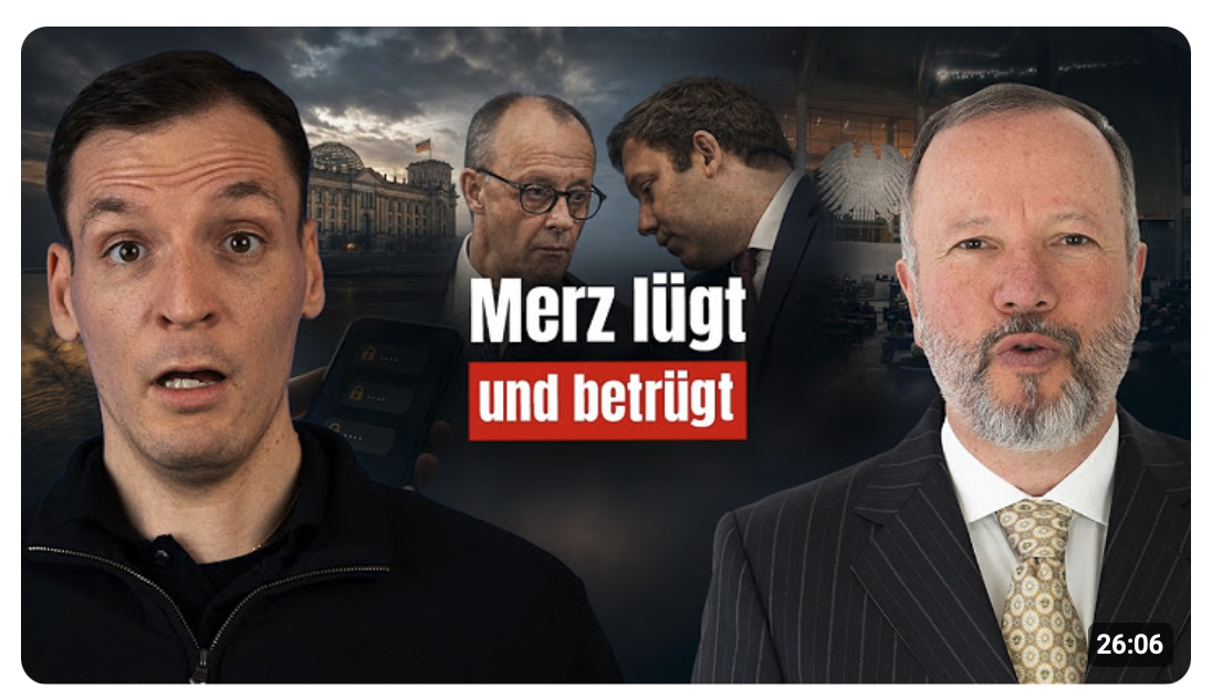 Merz lügt, die CDU sägt ihn ab, Krall: „Wüst ist Merz auf Speed!“