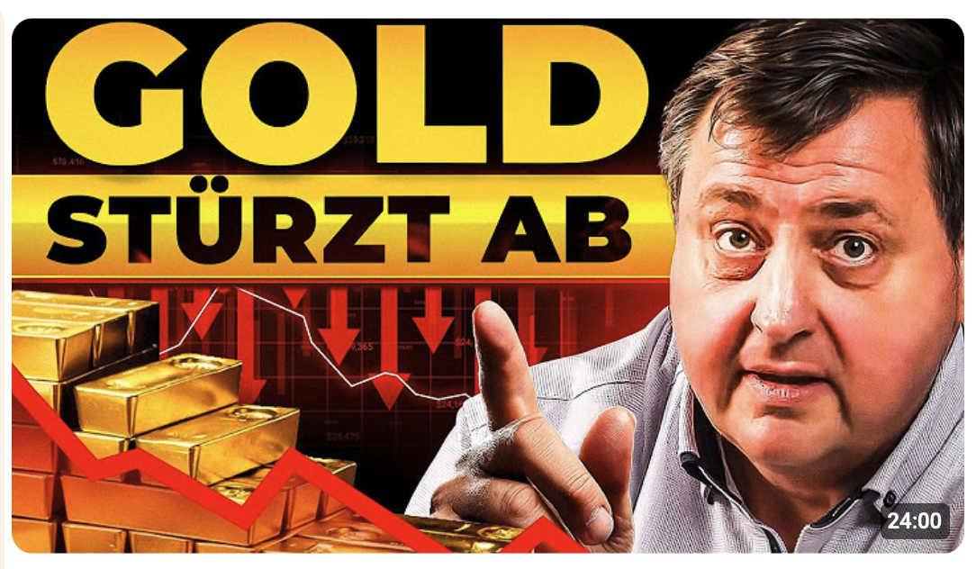 Gold fällt jetzt – doch danach kommt die Explosion! (Jochen Staiger)