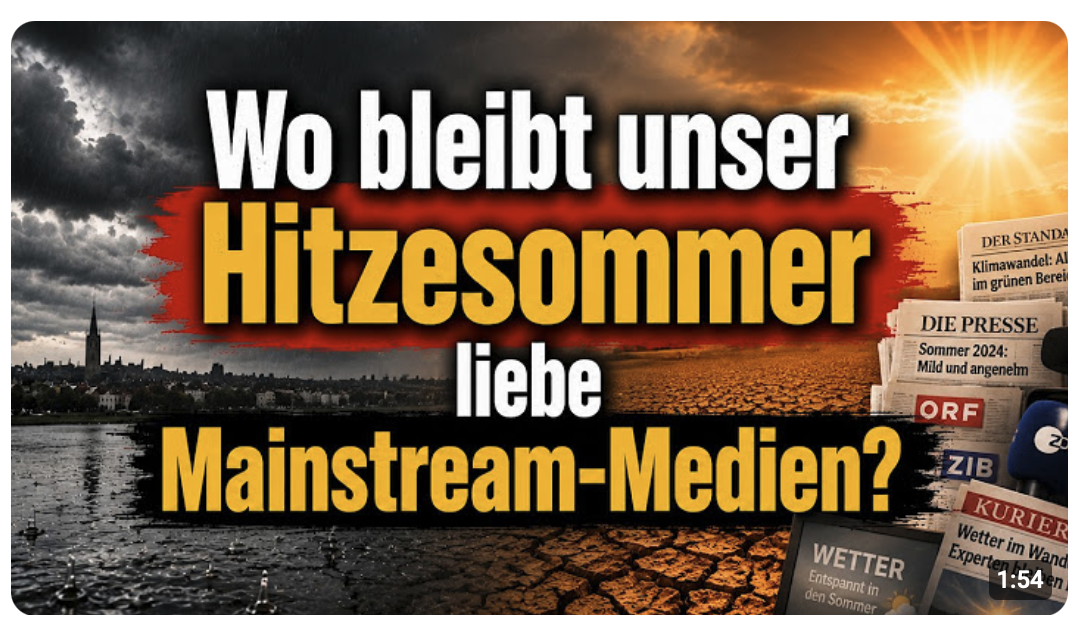 Wo bleibt unser Hitzesommer?