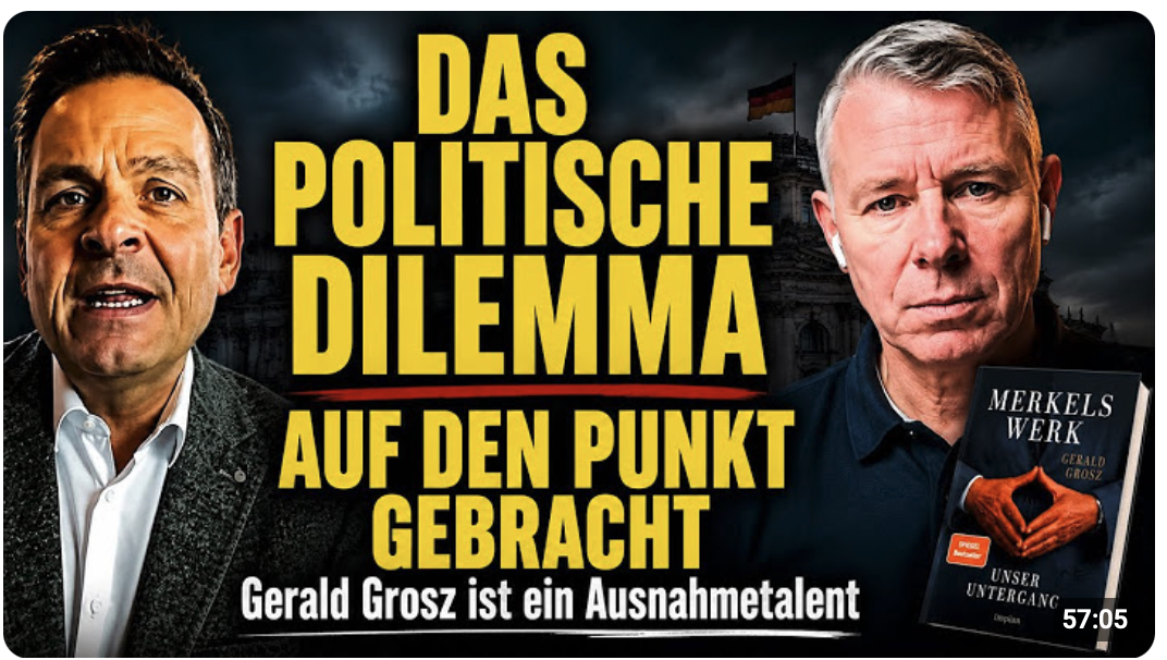 Wahnsinn, jedes Wort ein Volltreffer! Beeindruckender politischer Kenner. Wiederholungsgefahr 