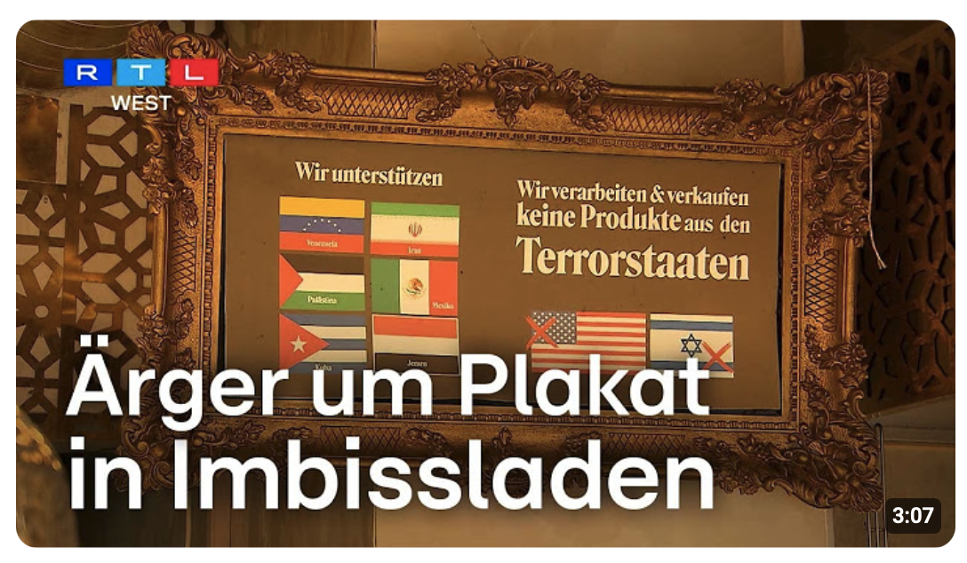 „Keine Produkte aus Terrorstaaten“: Staatsanwaltschaft prüft Strafanzeige gegen Imbiss 