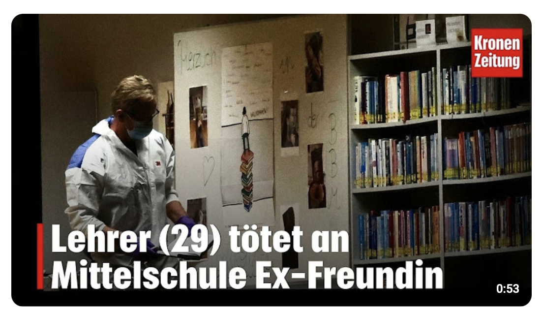 Lehrer (29) tötet an Mittelschule Ex-Freundin I krone.tv NEWS