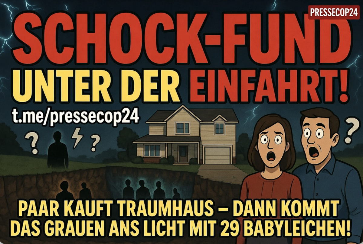 SCHOCK-FUND UNTER DER EINFAHRT! PAAR KAUFT TRAUMHAUS – DANN KOMMT DAS GRAUEN ANS LICHT MIT 29 BABYLEICHEN!