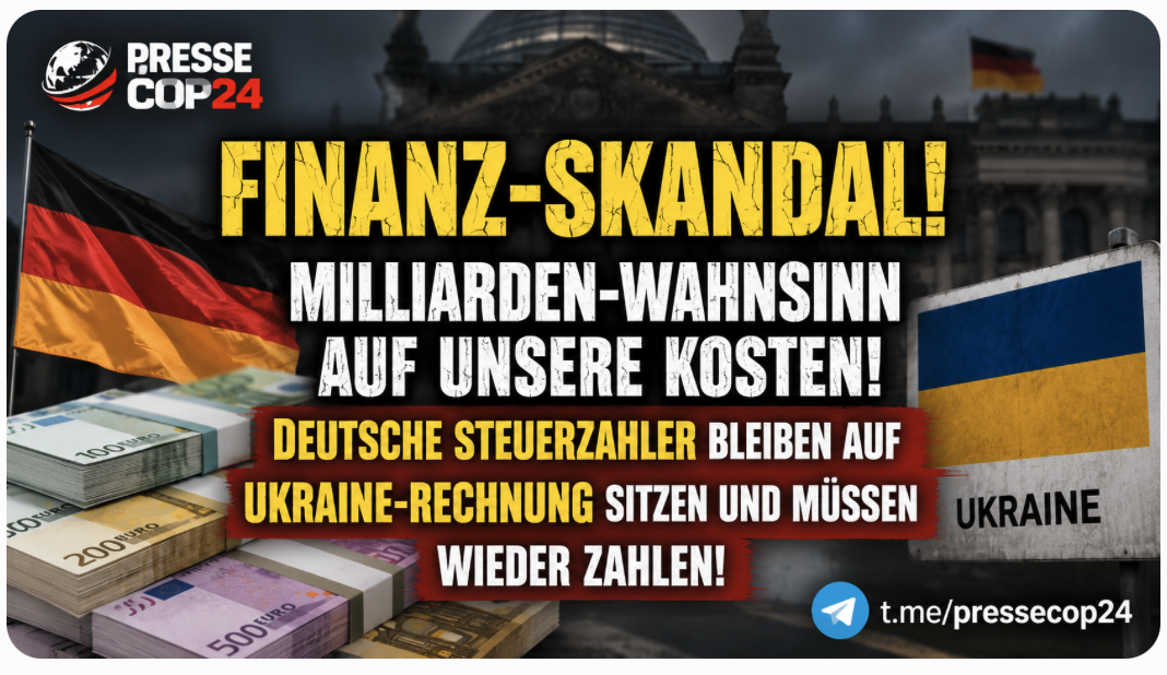 Finanz-Skandal! Milliarden-Wahnsinn auf unsere Kosten! Deutsche Steuerzahler bleiben auf Ukraine-Rechnung sitzen und müssen wieder zahlen!