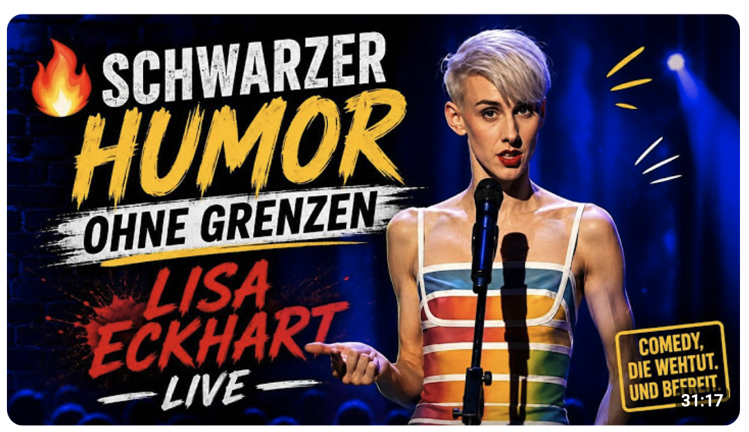 Schwarzer Humor ohne Grenzen | Lisa Eckhart live#comedy #lisaeckhart #standupcomedy