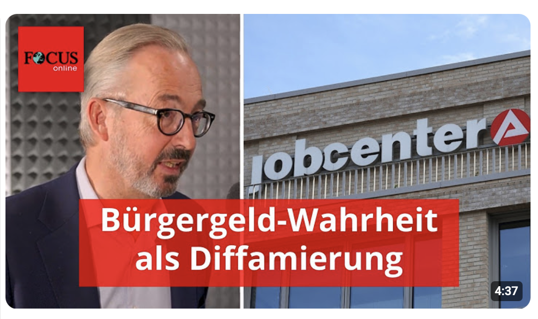 Beim Jobcenter gilt Bürgergeld-Wahrheit als Diffamierung