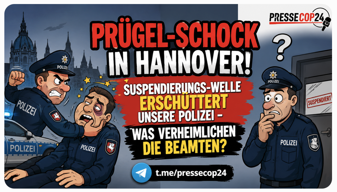 POLIZEI-SKANDAL und PRÜGEL-SCHOCK IN HANNOVER! Suspendierungs-Welle erschüttert unsere Polizei – Was verheimlichen die Beamten?
