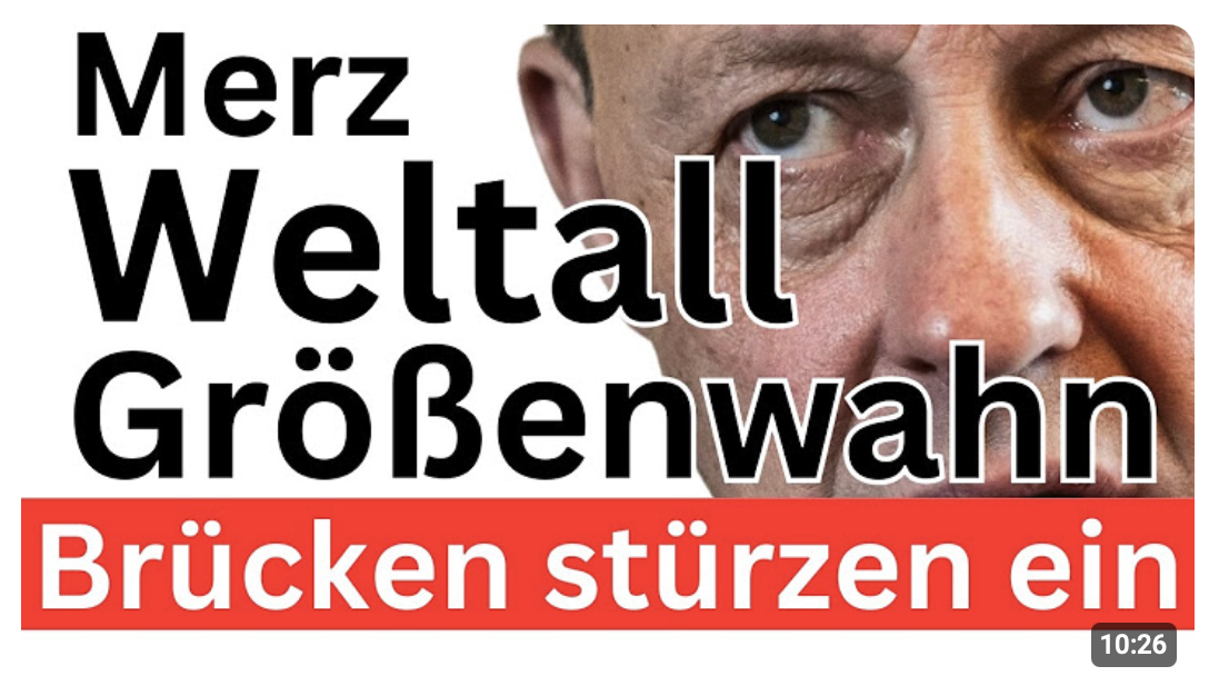 Infrastruktur Zerfall ! 35 Milliarden Weltraum