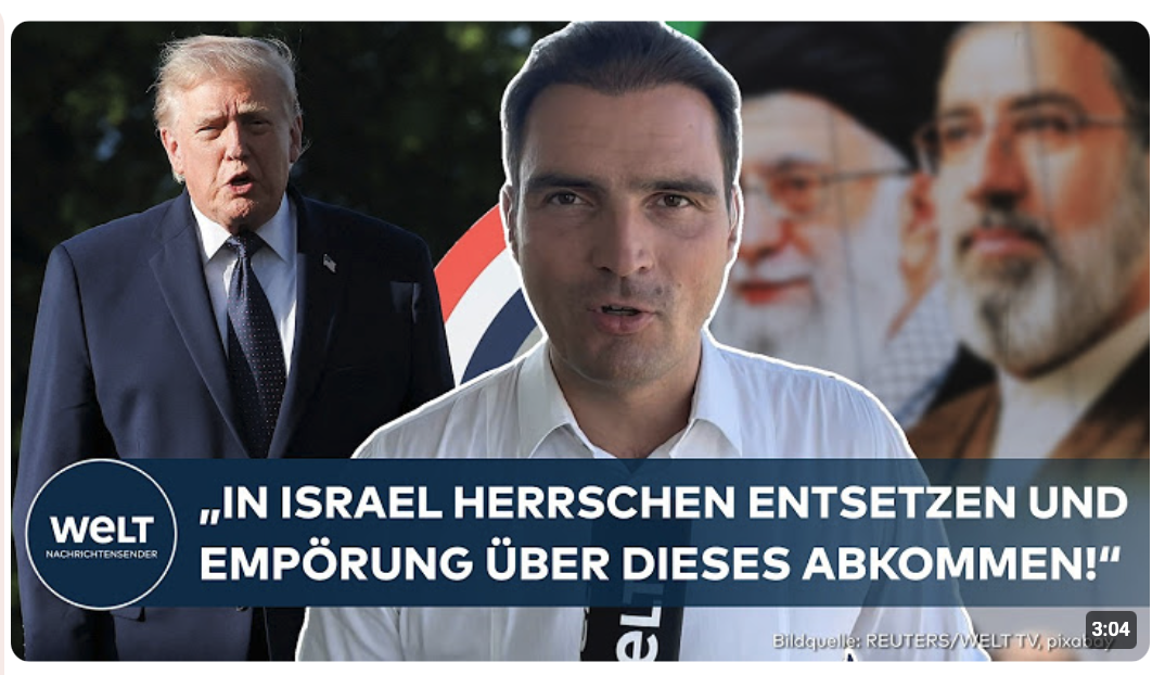 NAHOST: Israel in Alarmstimmung! Entsetzen über Trumps möglichen Iran-Deal