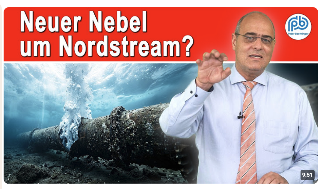 Desinteresse der Bundesregierung beim ukrainischen NordStream-Terror | Boehringer KT (264)