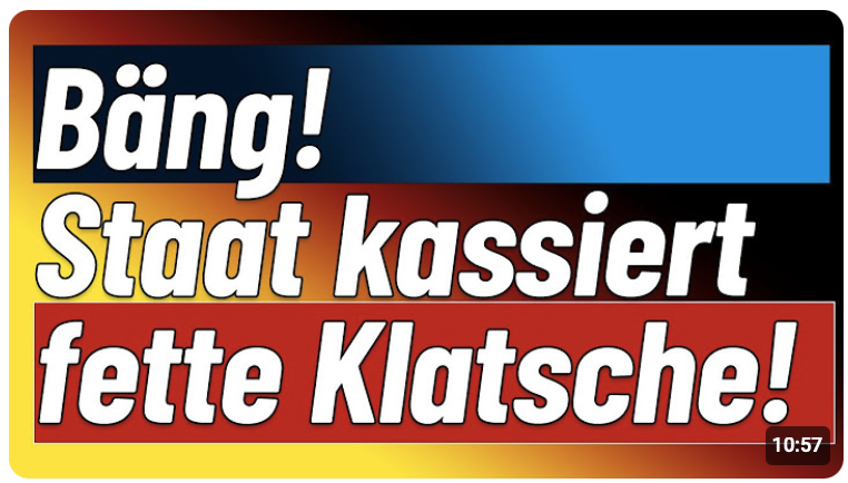 Das hat gesessen! Übergriffiger Staat bekommt mega Schuss vor den Bug!