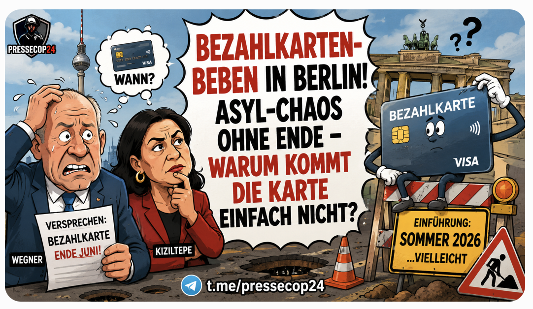 BEZAHLKARTEN-BEBEN IN BERLIN! ASYL-CHAOS OHNE ENDE – WARUM KOMMT DIE KARTE EINFACH NICHT?