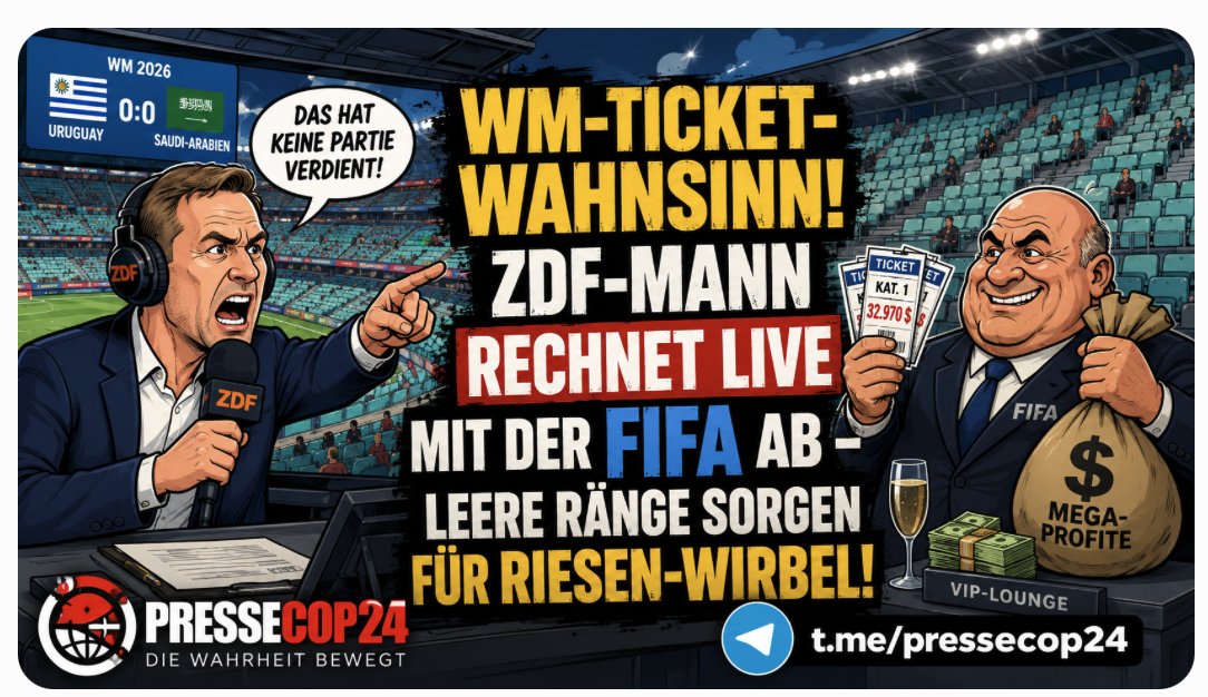 WM-TICKET-WAHNSINN! ZDF-MANN RECHNET LIVE MIT DER FIFA AB – LEERE RÄNGE SORGEN FÜR RIESEN-WIRBEL!