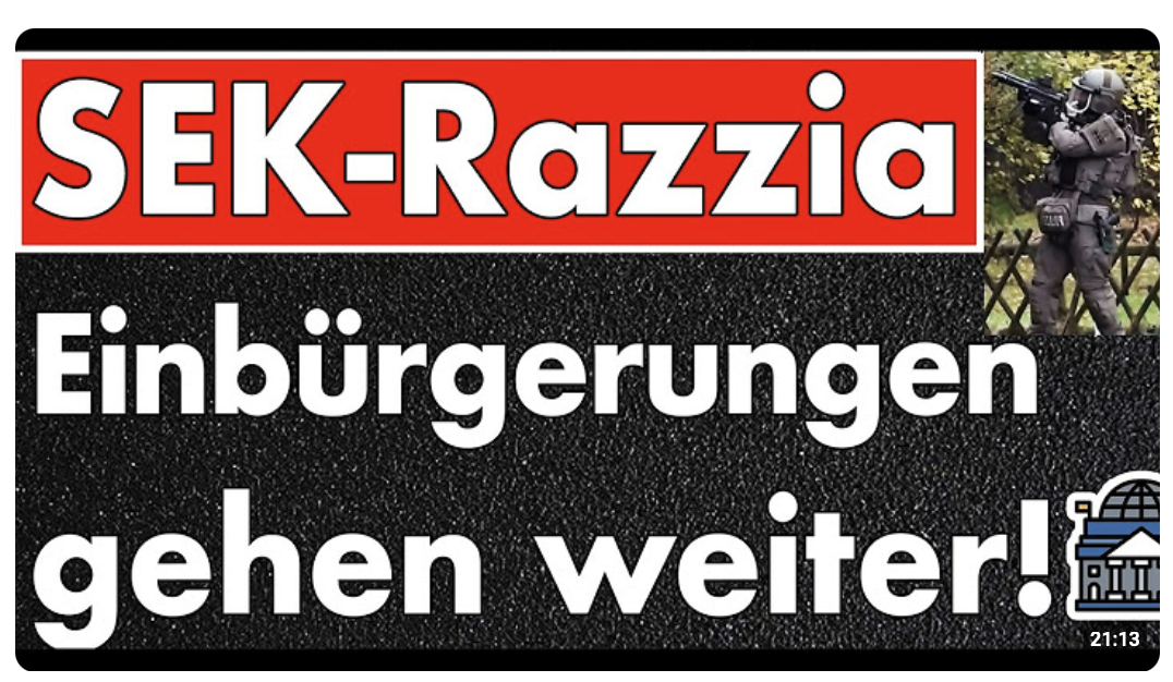 6 Uhr: SEK nimmt Fälscherring hoch: gefälschte B1-Sprachzertifikate – Einbürgerungen gehen weiter!