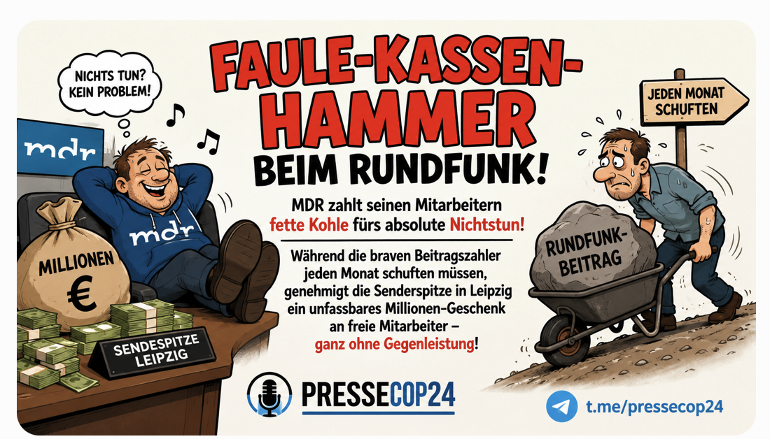 FAULE-KASSEN-HAMMER BEIM RUNDFUNK!