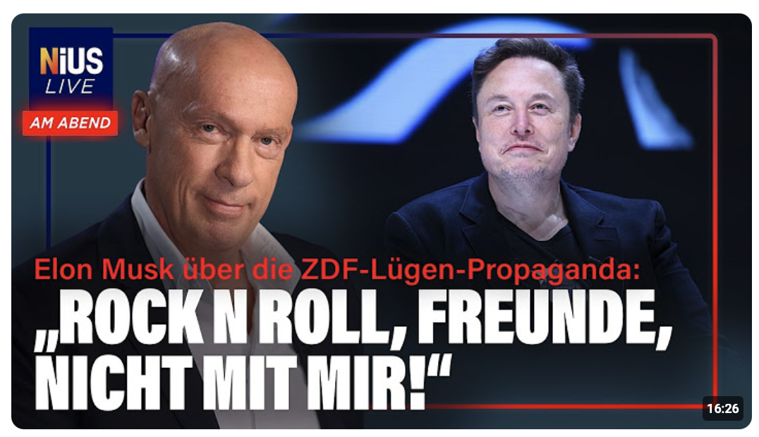 Warum Tech-Millionär Elon Musk mit Joachim Steinhöfel gegen das ZDF vorgeht