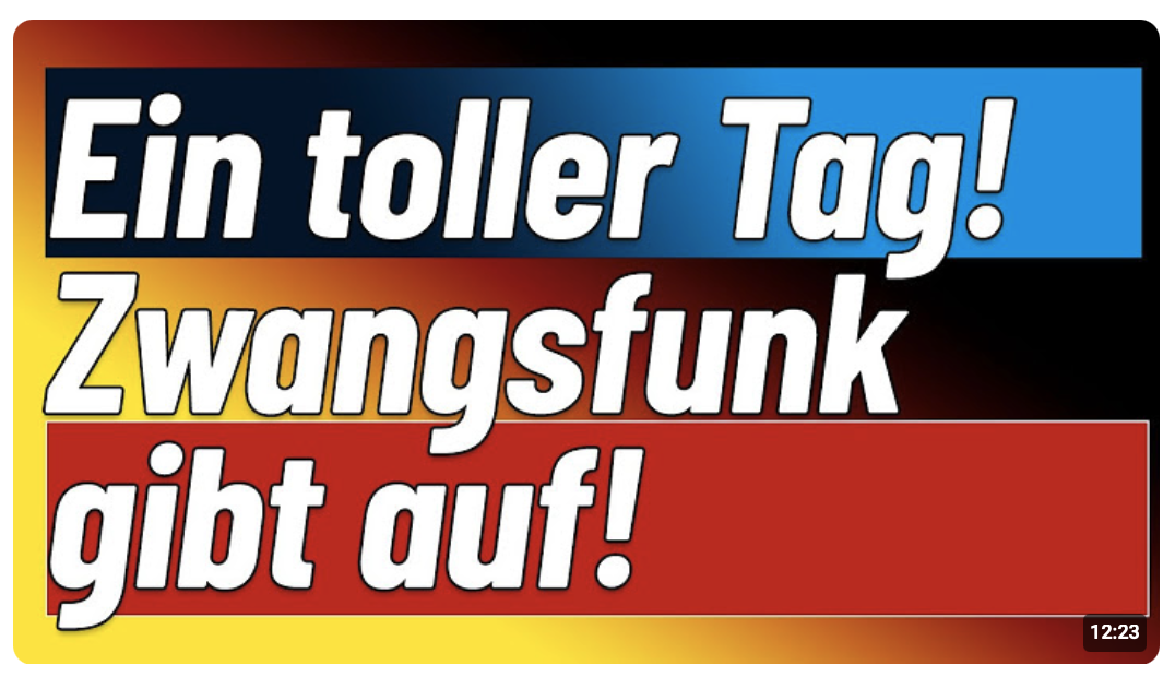 ZDF gibt auf! +++ FBI deckt extreme Verschwörung auf! +++ Blau regiert den Osten allein!