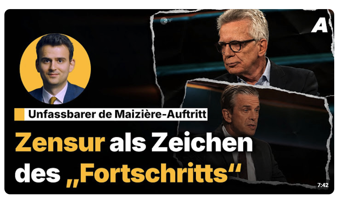 Der gefährliche Satz von de Maizière bei Lanz – Apollo Newsroom