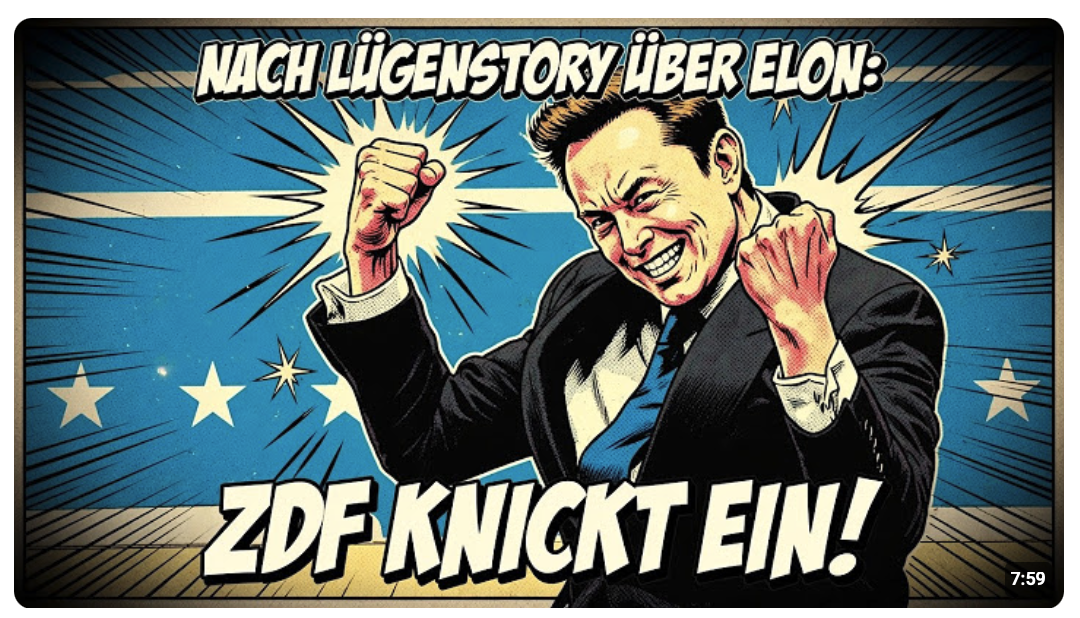 Nach Lügenstory: Elon Musk besiegt das ZDF!