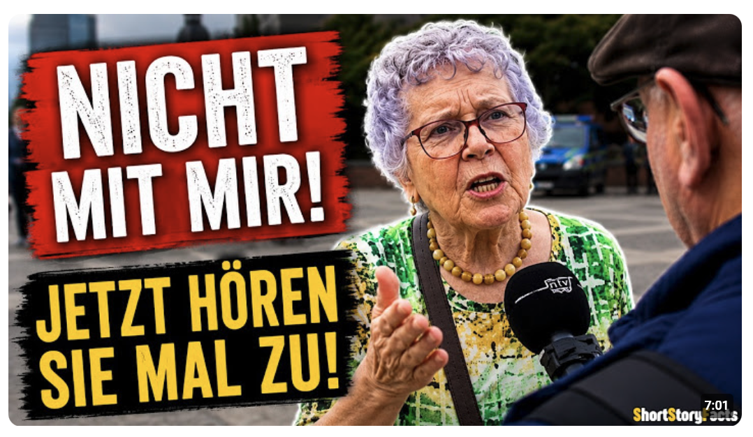 Großartig! Diese ältere Frau lässt sich von niemandem vorschreiben, wen sie wählt!