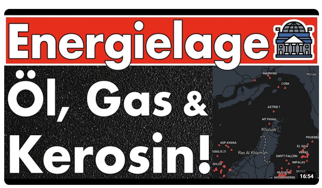 Gasspeicher, Kerosin & Ölversorgung: Markt preist Risiko zu 100% aus – schwerer Fehler!