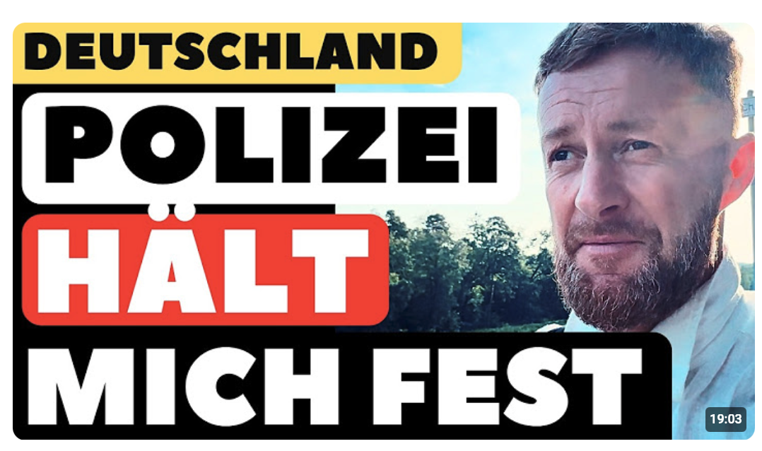 Ich fliege nach Deutschland und die Polizei wartet