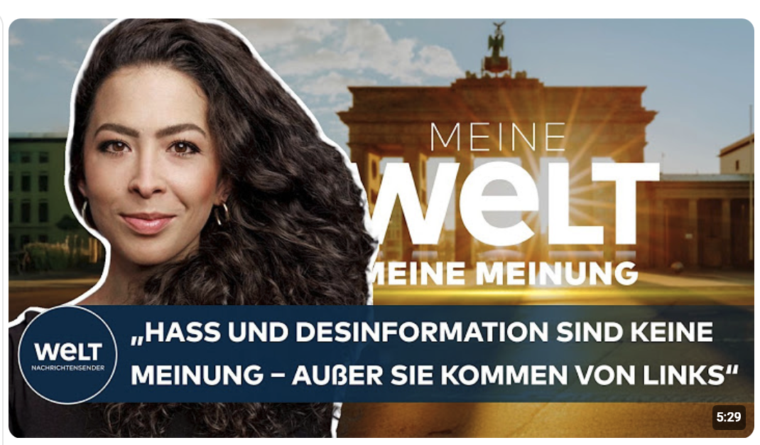 MUSK vs. ZDF: „Hass und Desinformation sind keine Meinung – außer sie kommen von links“ | MEINUNG